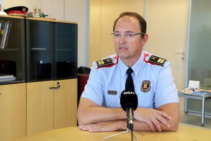 El comissari Josep Maria Estela, cap de la regió policial Camp de Tarragona dels Mossos d'Esquadra.