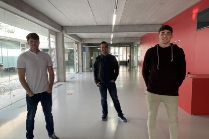 Pere Oller, Jon Rodríguez i Marc Jardí, del projecte Punt.