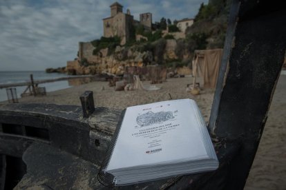 Imagen del rodaje de 'Los herederos de la tierra' en Tarragona.