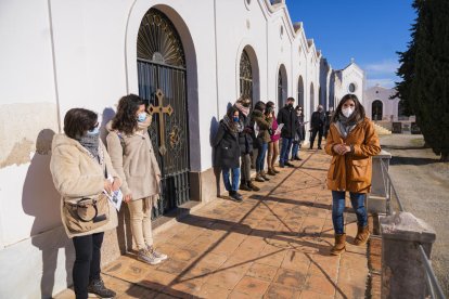 Un instant del recorregut, guiat per Raquel Ferret de Carrutxa.