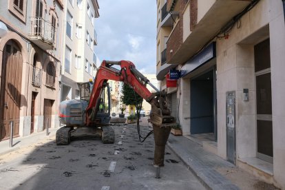 LEs obras en la calle Major ya han empezado.