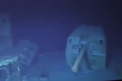 Captura de pantalla del vídeo del USS Johnson.