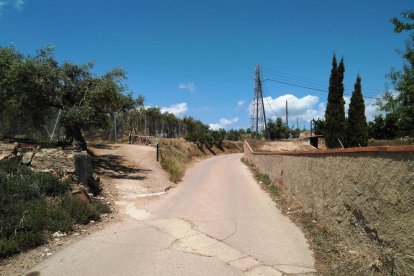 Imagen del camino de Coll d'en Boch.