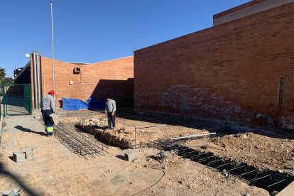 Las obras van a buen ritmo y la climatización será una realidad pronto.