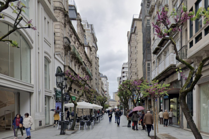 Imagen de la zona de la calle del Paseo donde han sucedido los hechos.