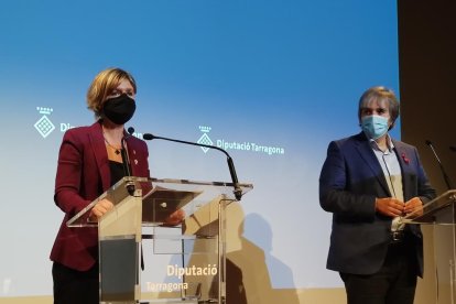 Llauradó i Nin han presentat les línies mestres dels pressupostos en roda de premsa.