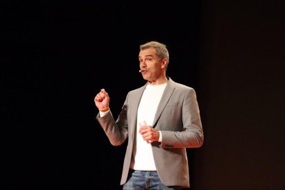 Toni Cantó durante un acto electoral para las elecciones en el Congreso del 28-A en Alicante