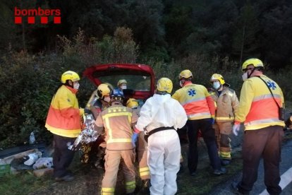 Moment de l'excarceració.