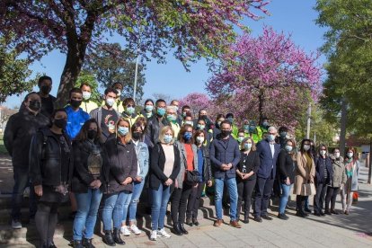 Imatge de la presentació dels Plans d'Ocupació.