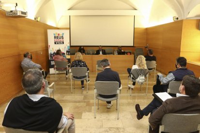 Un instante de la reunión que se llevó a cabo ayer.