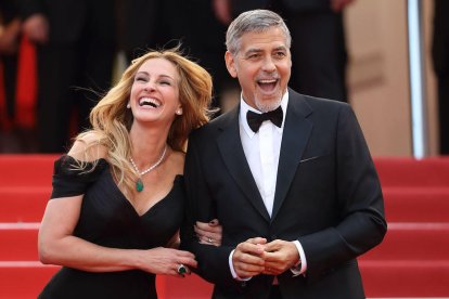 Imatge d'arxiu de Julia Roberts i George Clooney.