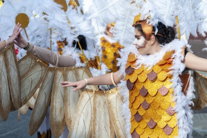 Rua de Carnaval de l'any 2020 a la Canonja.