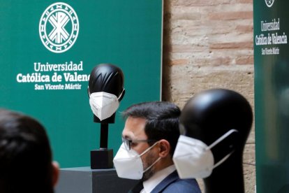 Presentación de la innovadora mascarilla.