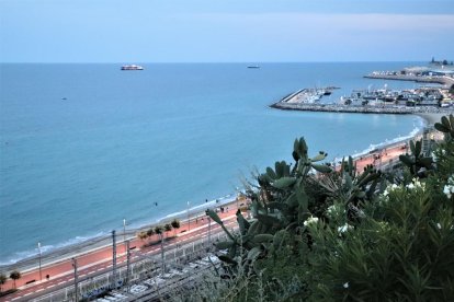 La platja del Miracle de Tarragona.