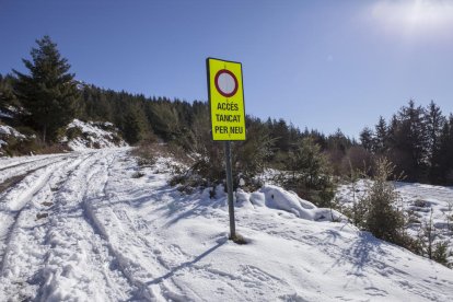 Algunos accesos están cerrados por la nieve.