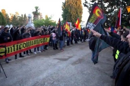 Imatge d'una manifestació neonazi a Madrid del mes de febrer passat.