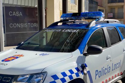 Imatge d'arxiu d'un vehicle de la policia local de Guijuelo.