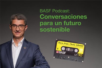 Imagen de la cabecera|membrete del podcast que ha elaborado BASF.