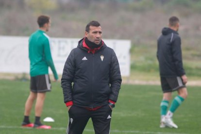 Raúl Agné, durant la seva etapa al Córdoba, últim equip que ha entrenat abans de fitxar pel Nàstic.