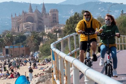 Imagen de la Playa de Can Pere Antoni de Palma de Mallorca.