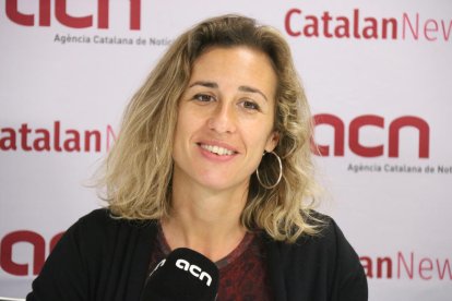 La diputada de la CUP, Laia Estrada.