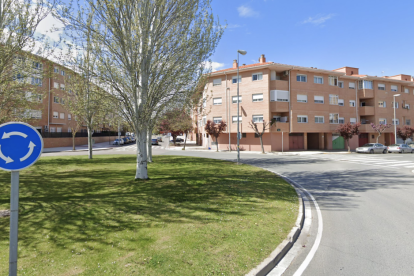 Zona de Tudela donde reside la niña que decidió marcharse de casa por la noche.