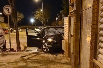 Imatge del vehicle accidentat.