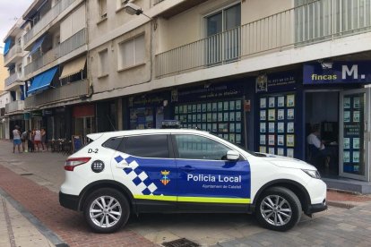 Imatge d'arxiu d'un cotxe policial de la Policia Local de Calafell.