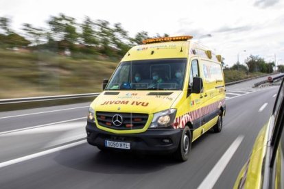 Una ambulancia en Almería.