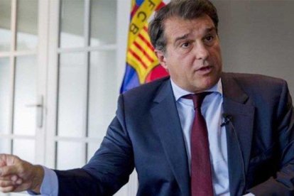 Joan Laporta, candidat a la presidència del Barça.