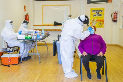 Una mujer que participó en el cribado de Bonavista.