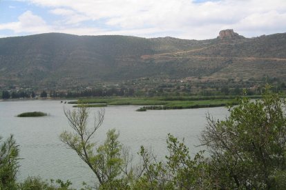 Imatge d'arxiu del pantà de Sant Llorenç de Montgai