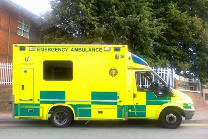 Imatge d'arxiu d'una ambulància del servei de salut irlandès.