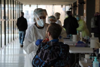 Plano medio del cribado intensivo en Banyoles