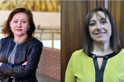 Mercè Pallàs, del Instituto de Neurociencias de la UB, y de Carmen Escolano, del Instituto de Biomedicina de la UB