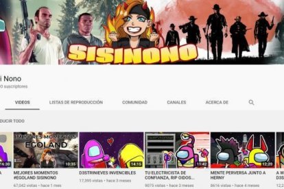 El canal de Youtube de Sisi Nono.