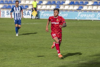 Brugui durante el partido contra el Alcoyano.