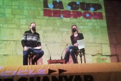 Laia Estrada es va sotmetre a les preguntes dels tarragonins a l'Antiga Audiència.