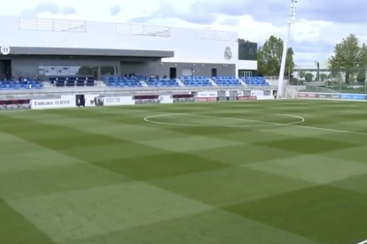 Fue durante el partido de la liga de primera división femenina de fútbol entre el Real Madrid y el Éibar el 16 de mayo.