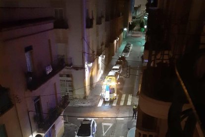 Imatge de l'encreuament on va tenir lloc l'accident ahir a la nit