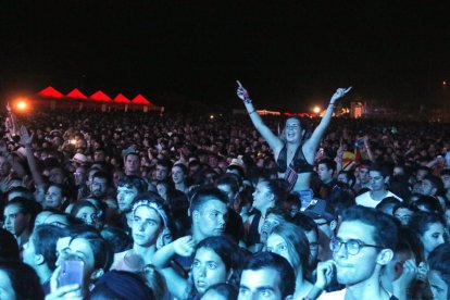 El público del Canet Rock durante los conciertos de 2019.