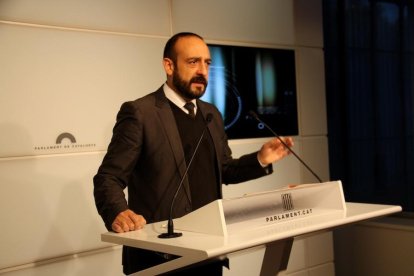 Jordi Cañas, en una imatge al Parlament