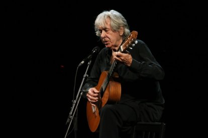 El cantautor Paco Ibáñez ha tancat la gira '50 anys de l'Olympia' al Palau de la Música.