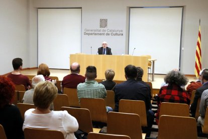 Foto de archivo de Ribó en un acto en la sede de Cultura de Tarragona.