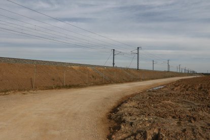 Imagen del 2018 de los terrenos donde está proyectada la estación intermodal, próxima al Aeropuerto.