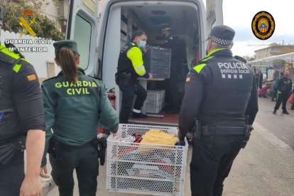 La Guardia Civil realizó tres inspecciones en el mercado el pasado viernes.