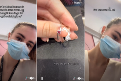 Captura del vídeo de TikTok que se ha hecho viral