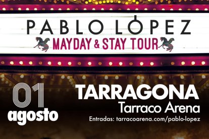 El malagueño Pablo López se une al Tarragona Music Festival.