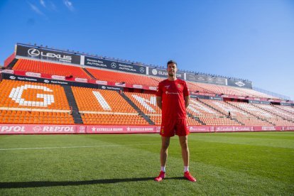 Pedro Martín sabe que sus goles serán importantes en la lucha por el ascenso de un Nàstic que ha crecido mucho esta temporada.