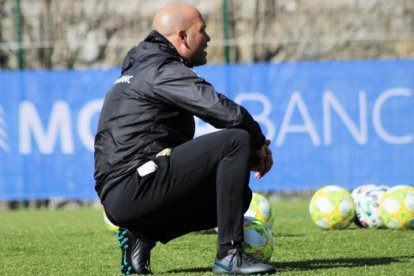 Gabri Garcia, entrenant a l'Andorra.